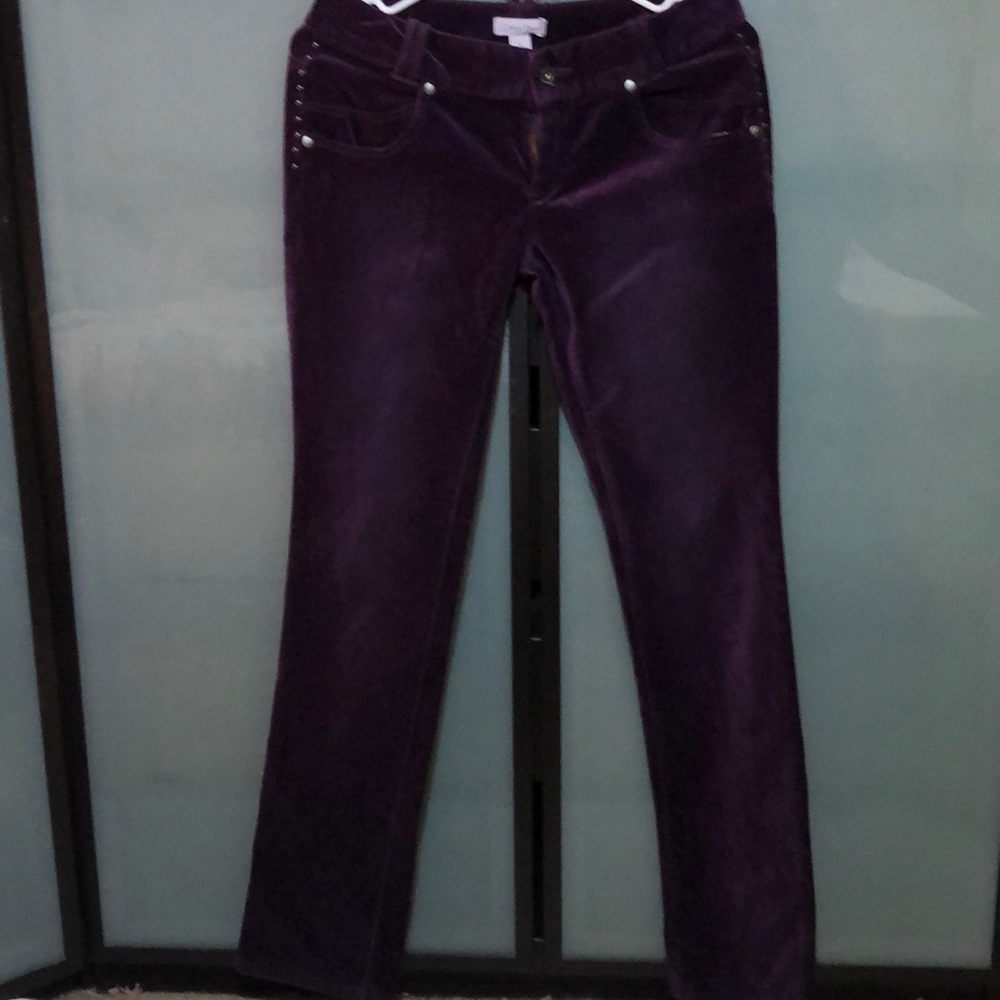 Size 4 Calvin Klein velvetish pants